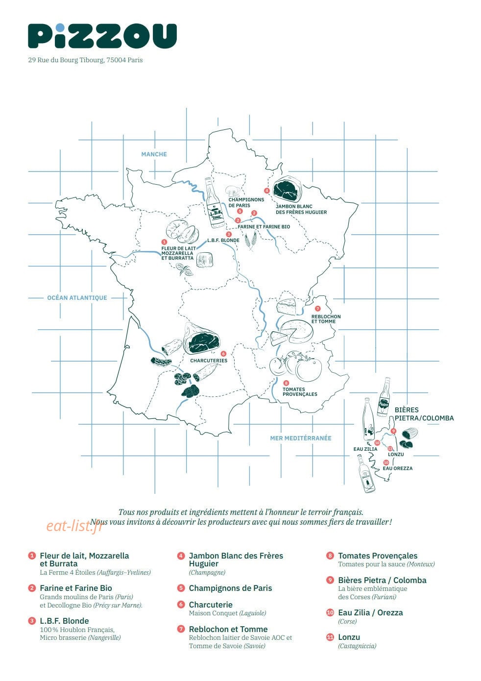 Pizzou — carte page 2
