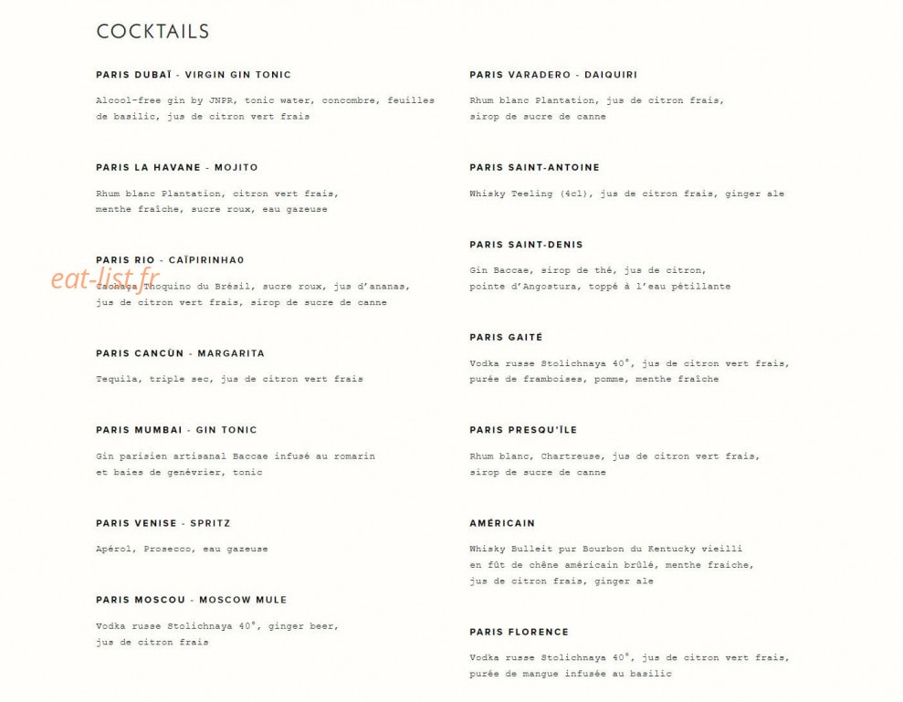 Pny Burger — carte page 5