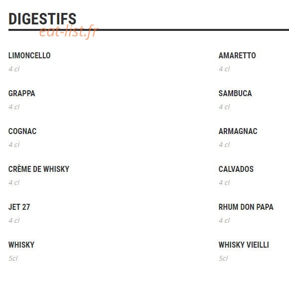 Restaurant  Italien 0039 — carte page 11