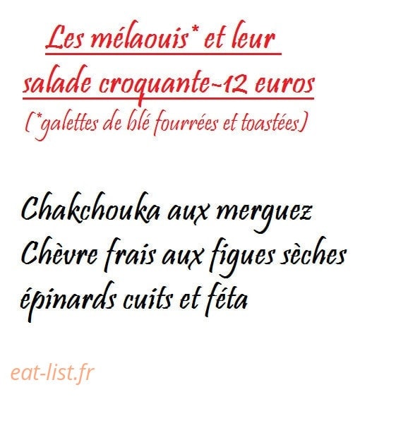 Saveur d'Atika — carte page 3