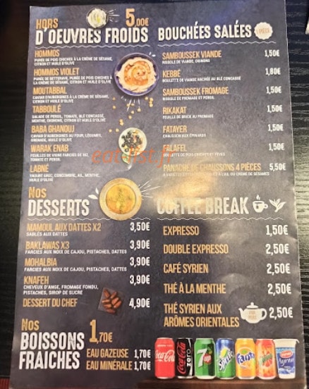Shawarma lovers — carte page 2