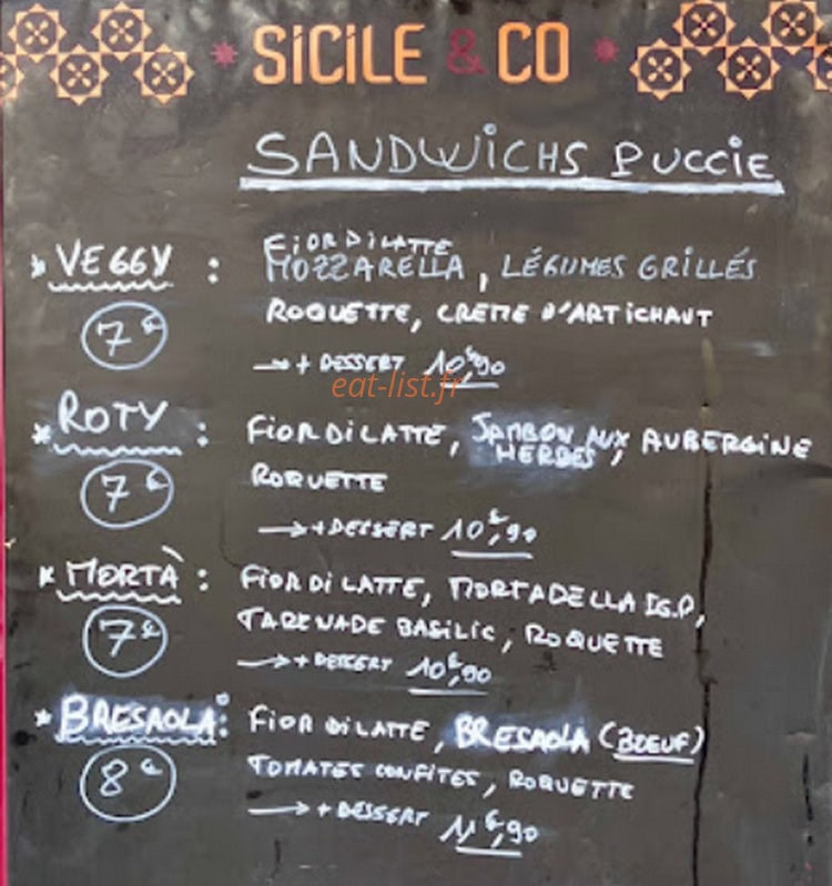 Sicile & co — carte page 2