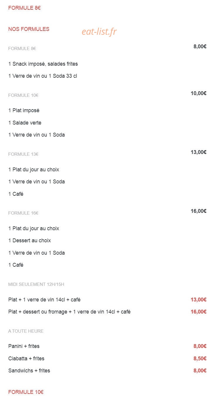 Sur le Pouce — carte page 1