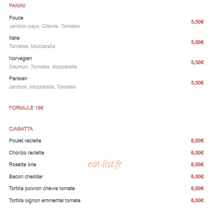 Sur le Pouce — carte page 4