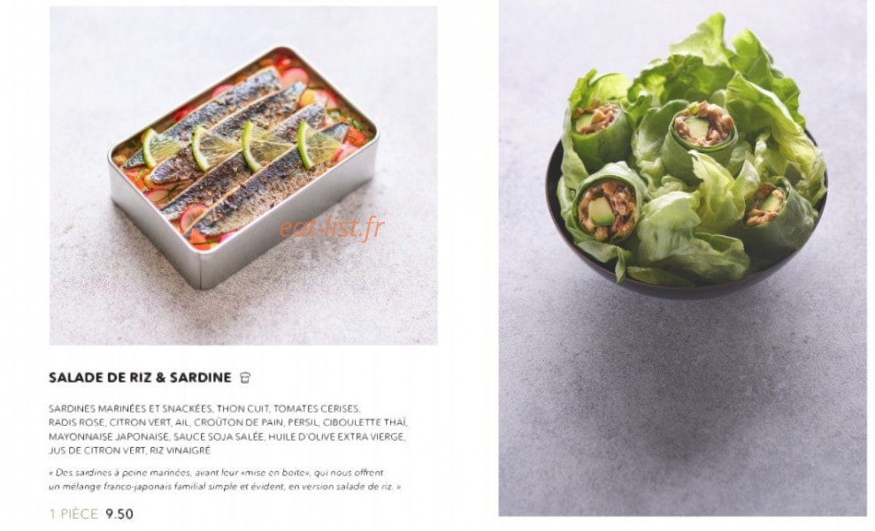 Sushi Shop — carte page 3