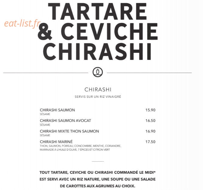 Sushi Shop — carte page 30