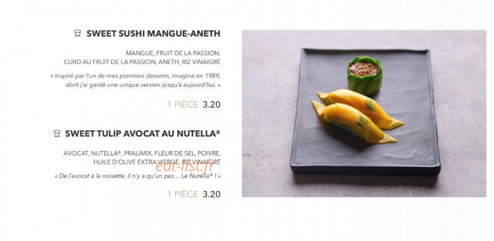 Sushi Shop — carte page 5
