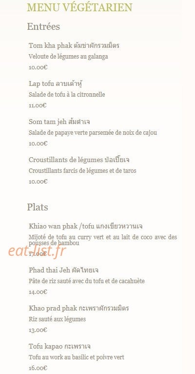 Tamarind — carte page 6