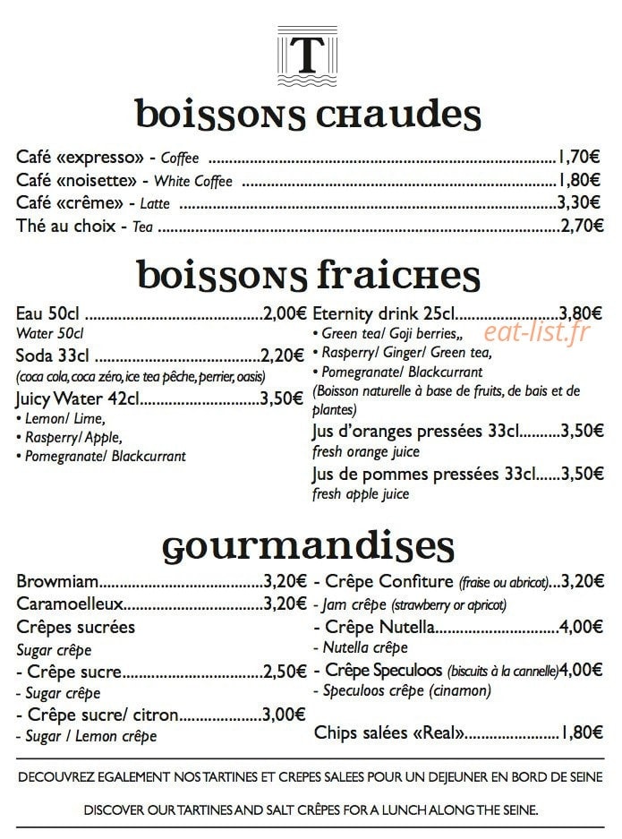 Tartines en Seine — carte page 2