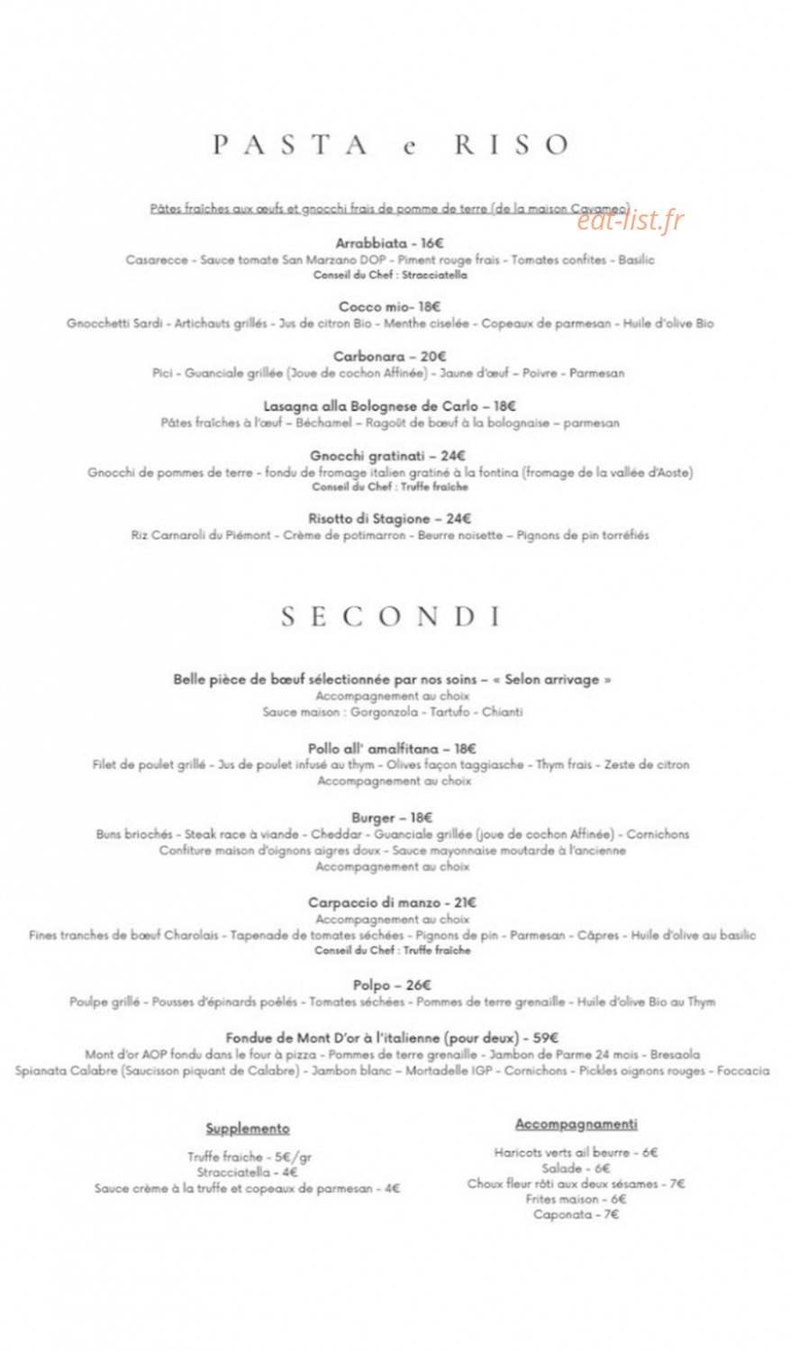 A Braccetto — carte page 2