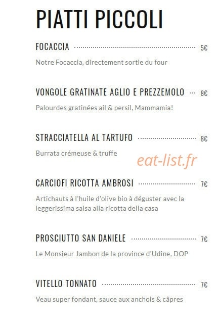 Alimento — carte page 1