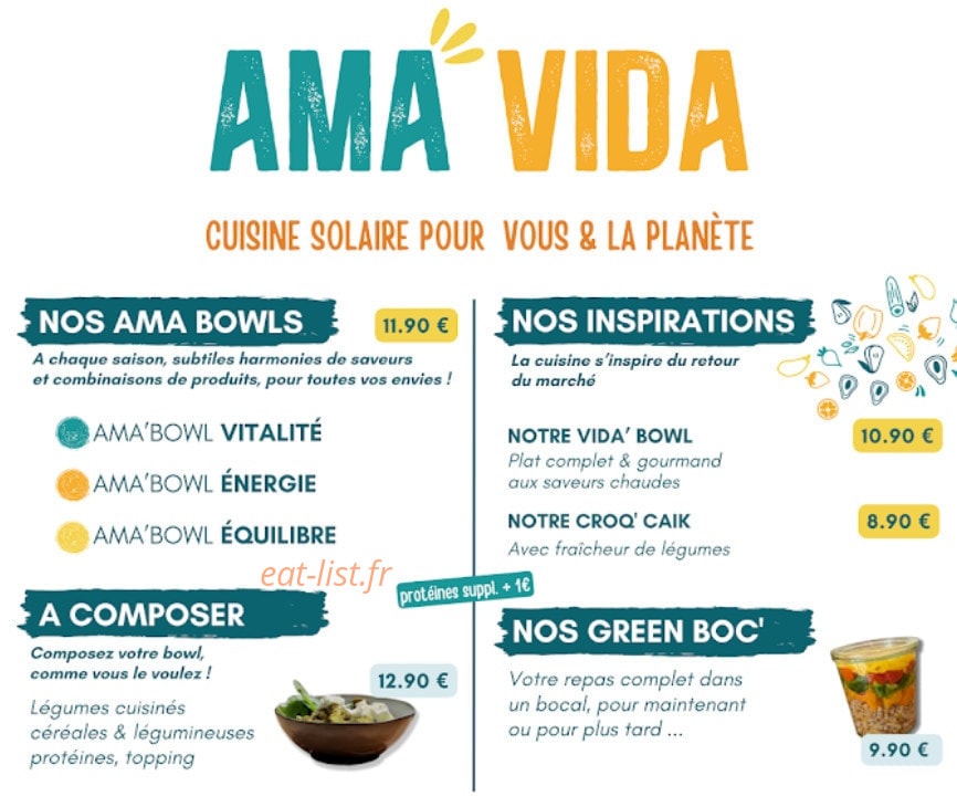 Ama Vida — carte page 1