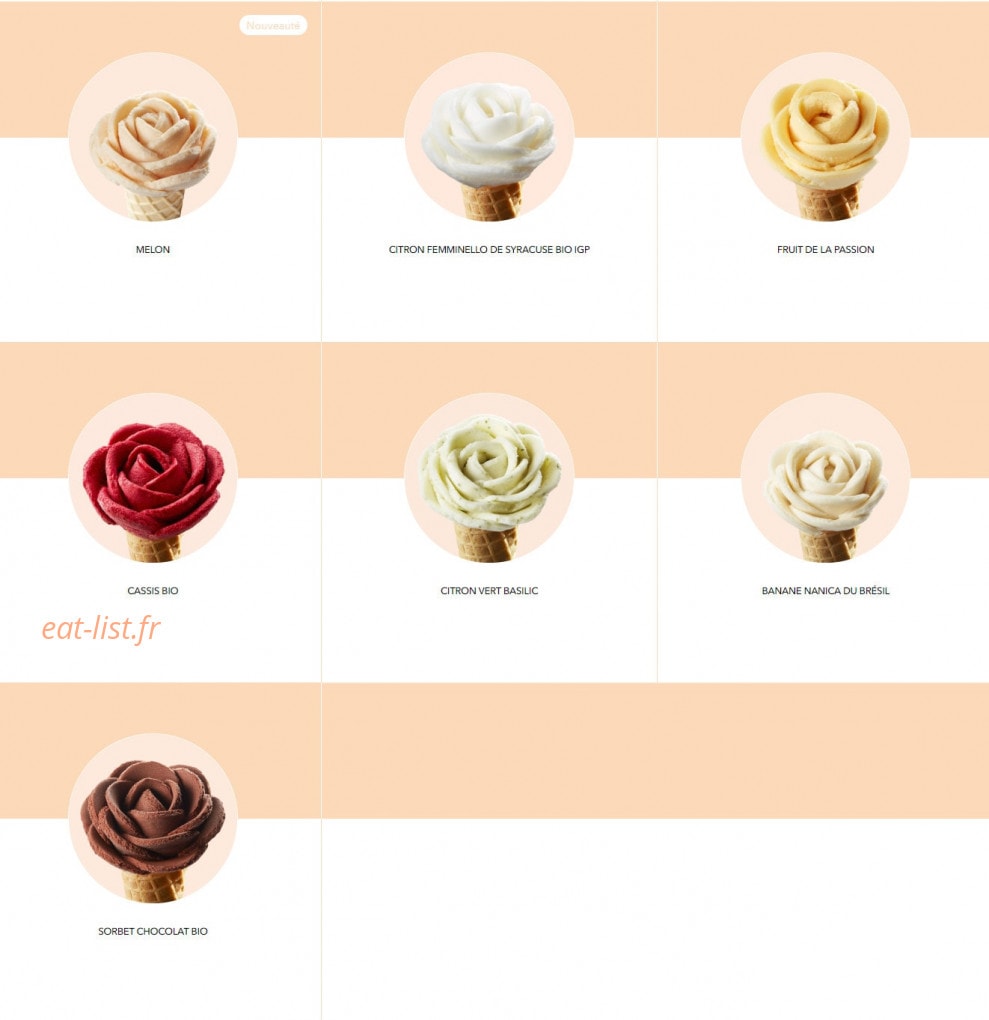 Amorino — carte page 2