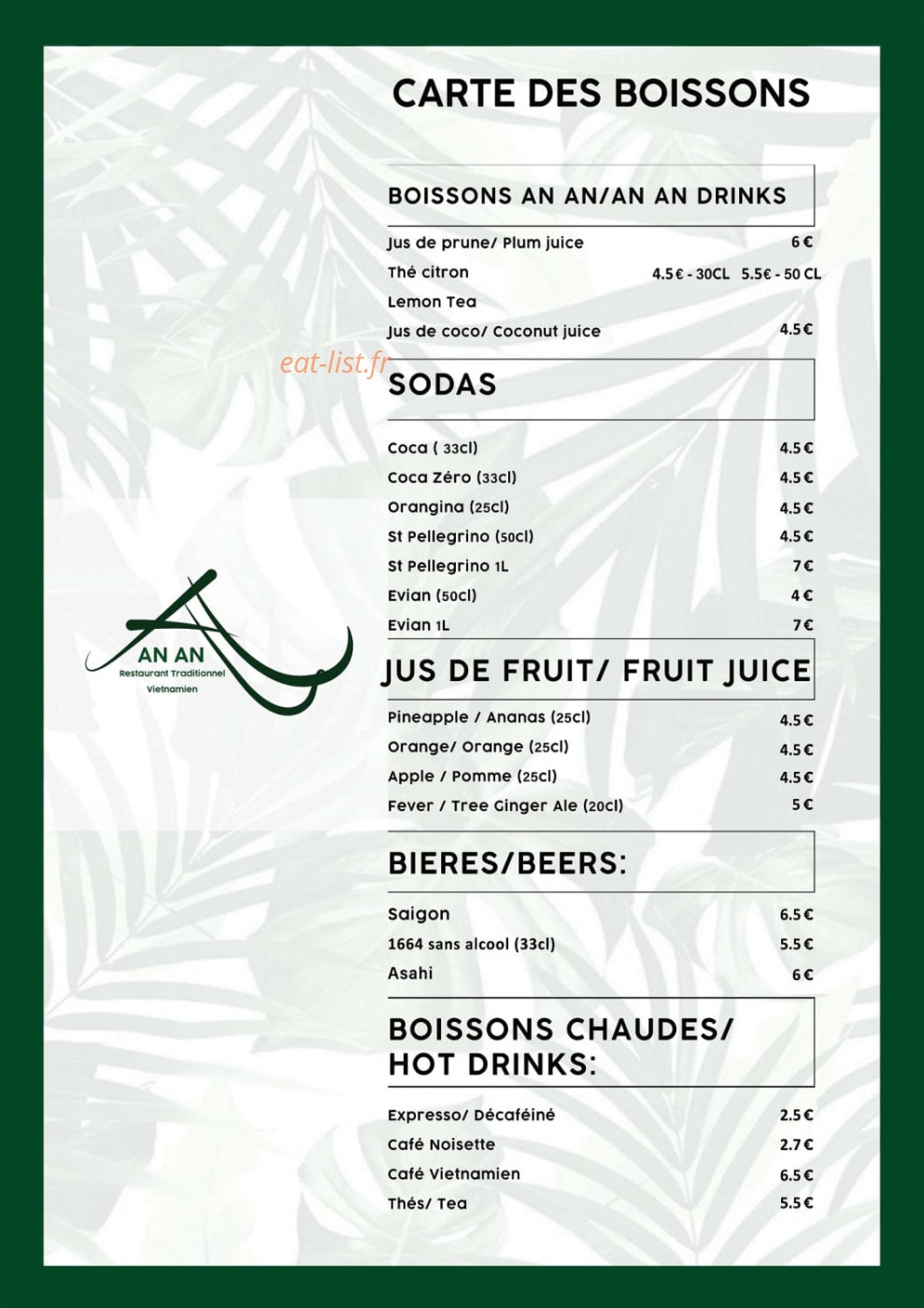An An — carte page 5