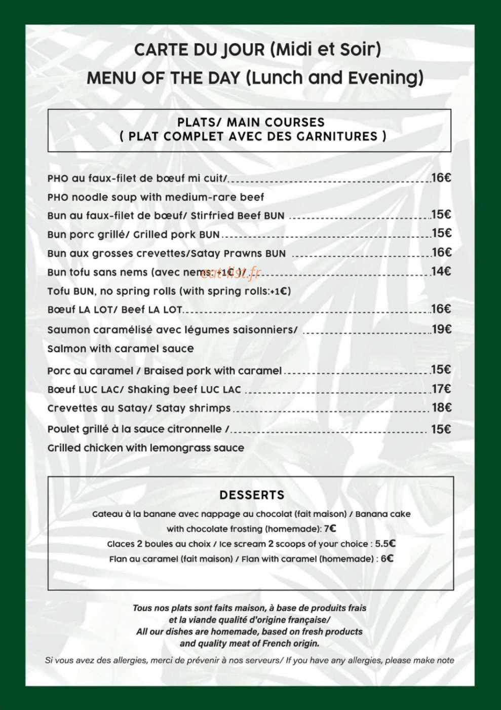 An An — carte page 3