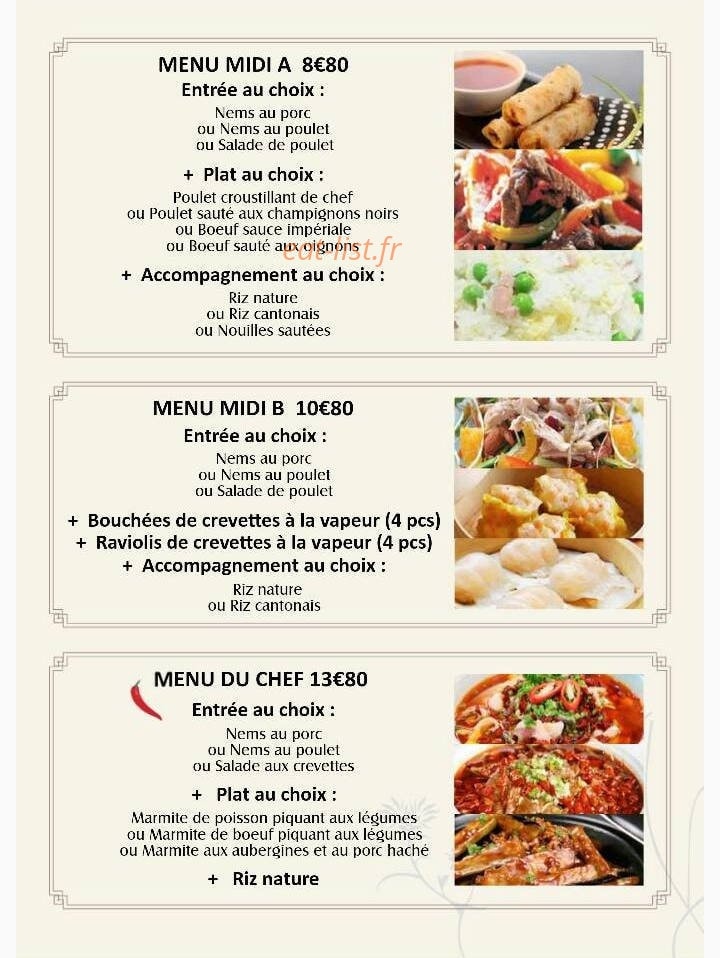 Asia Room — carte page 5