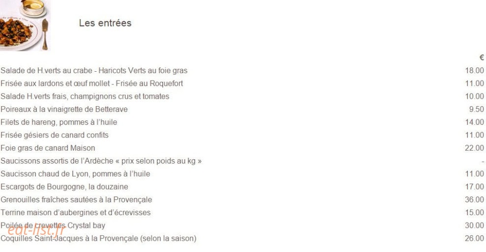 Au Moulin à Vent — carte page 1
