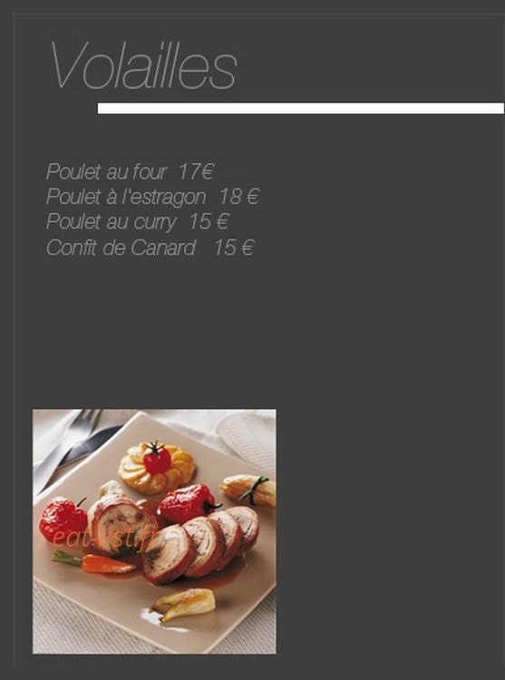 Aux Trois Mailletz — carte page 4