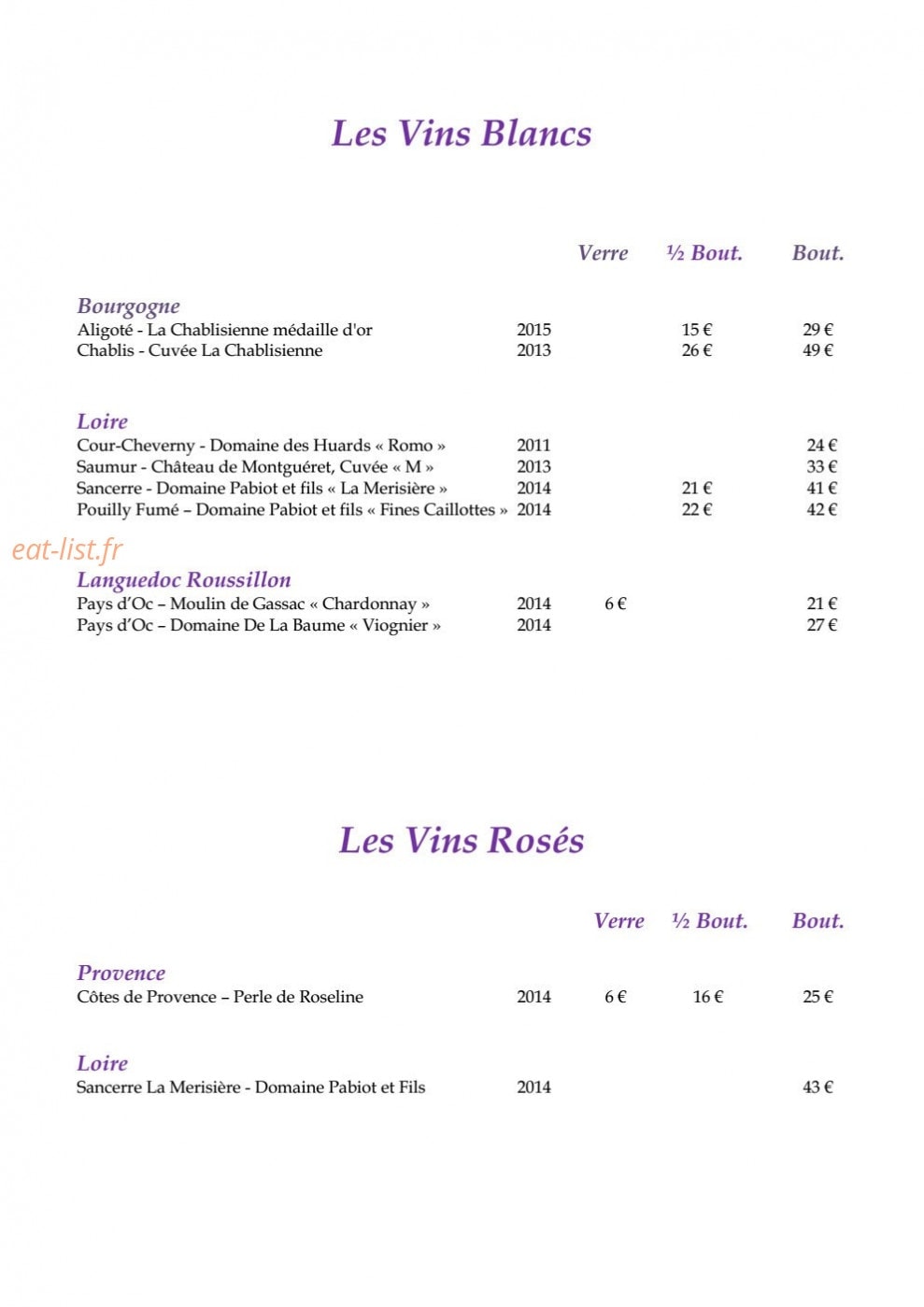 Barramundi — carte page 3