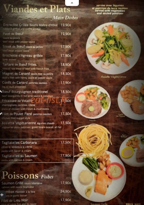 Bistrot 20 — carte page 7