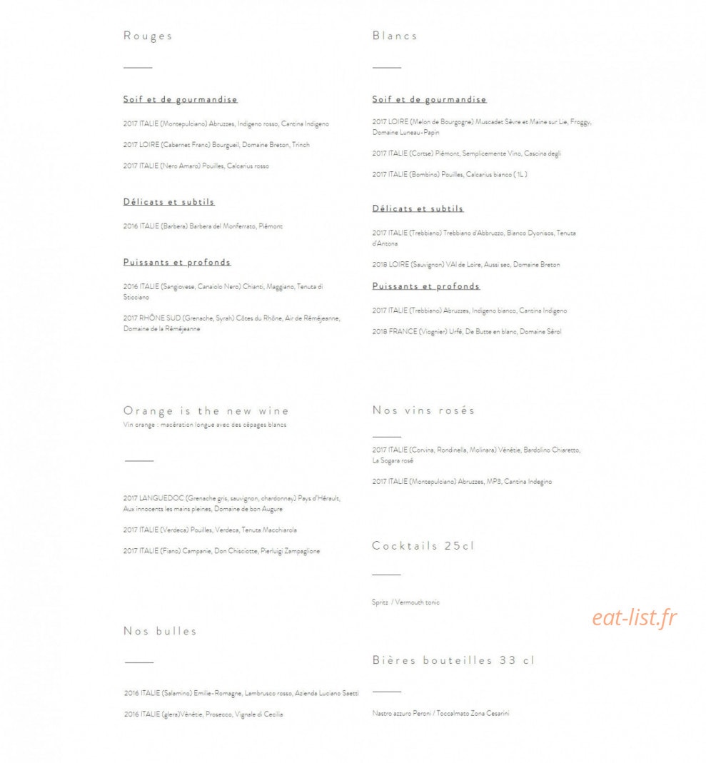 Bonvivant Pizza — carte page 2
