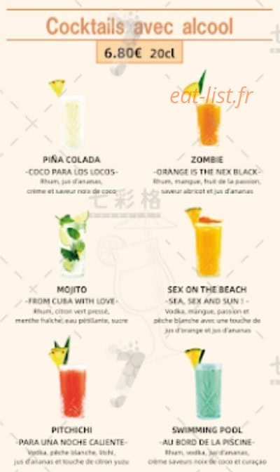 Buffet à volonté broca — carte page 5