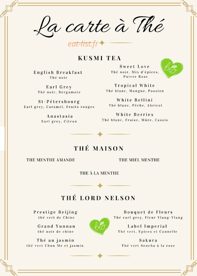 Café de la Grotte — carte page 5