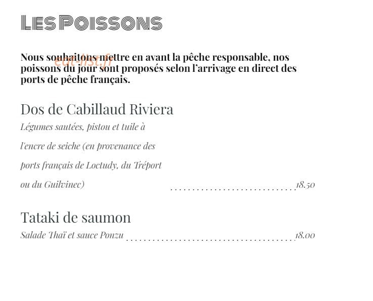 Café Delmas — carte page 4