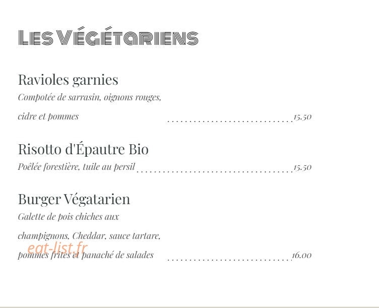 Café Delmas — carte page 2