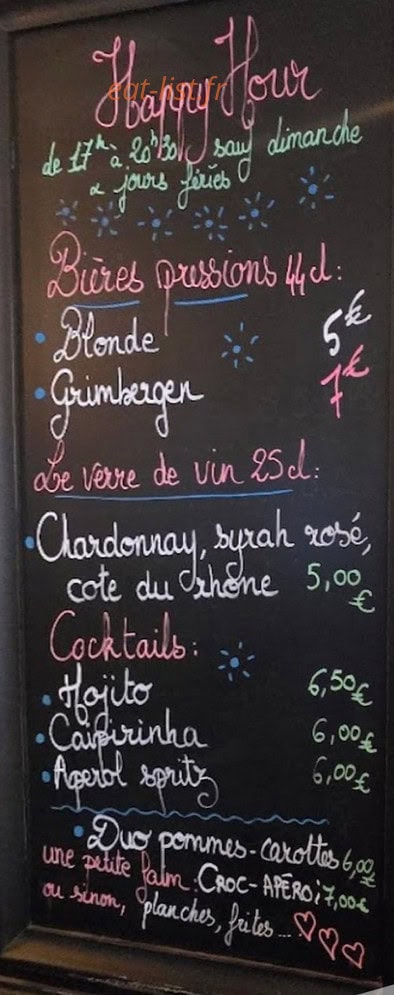 café jussieu — carte page 1