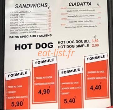 Casa Di Panini — carte page 2