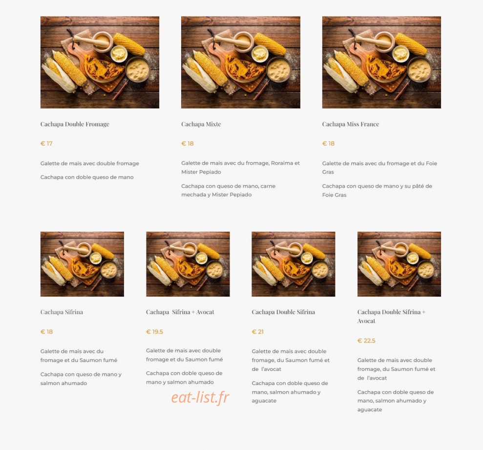 Cat'chapa — carte page 2