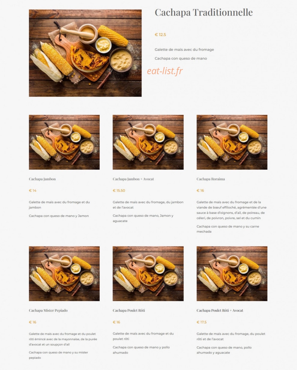 Cat'chapa — carte page 1