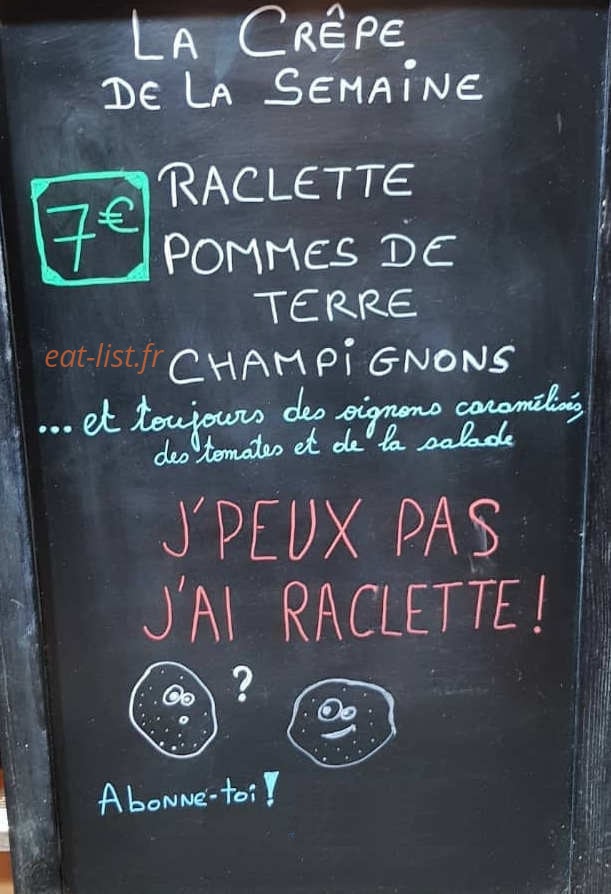 Chez Nicos — carte page 1
