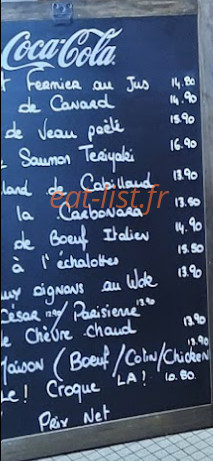 Chez Rico — carte page 1