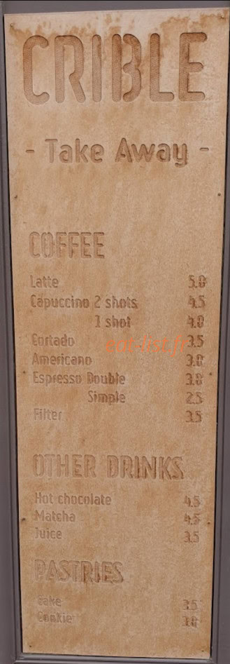 Crible — carte page 1