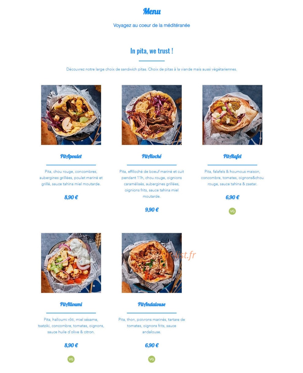 De Chez Nous ! — carte page 1