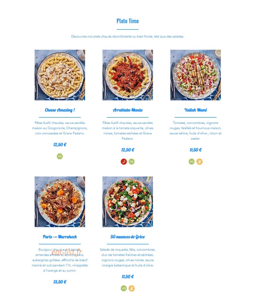 De Chez Nous ! — carte page 2