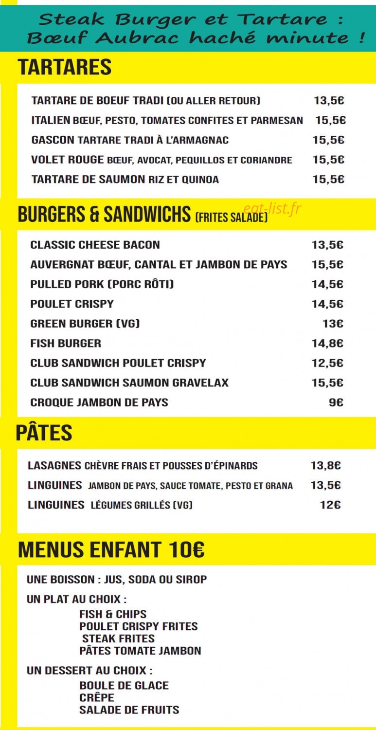 Déclic Café — carte page 9