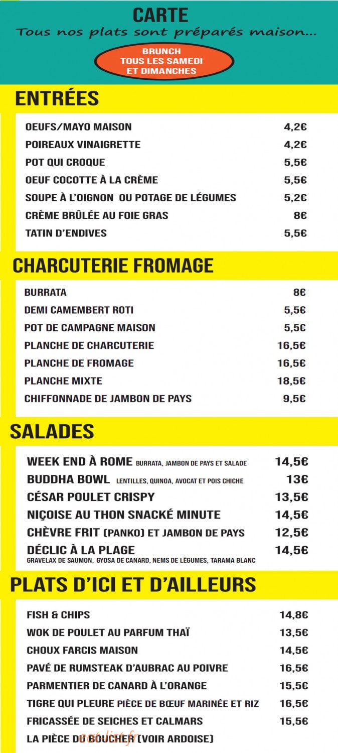 Déclic Café — carte page 8