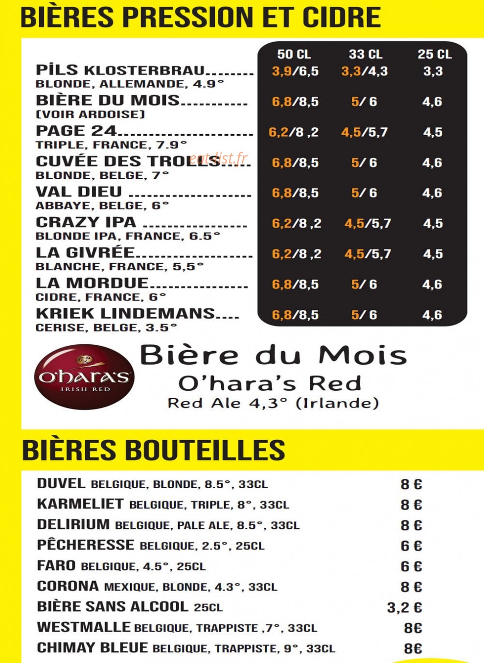 Déclic Café — carte page 2