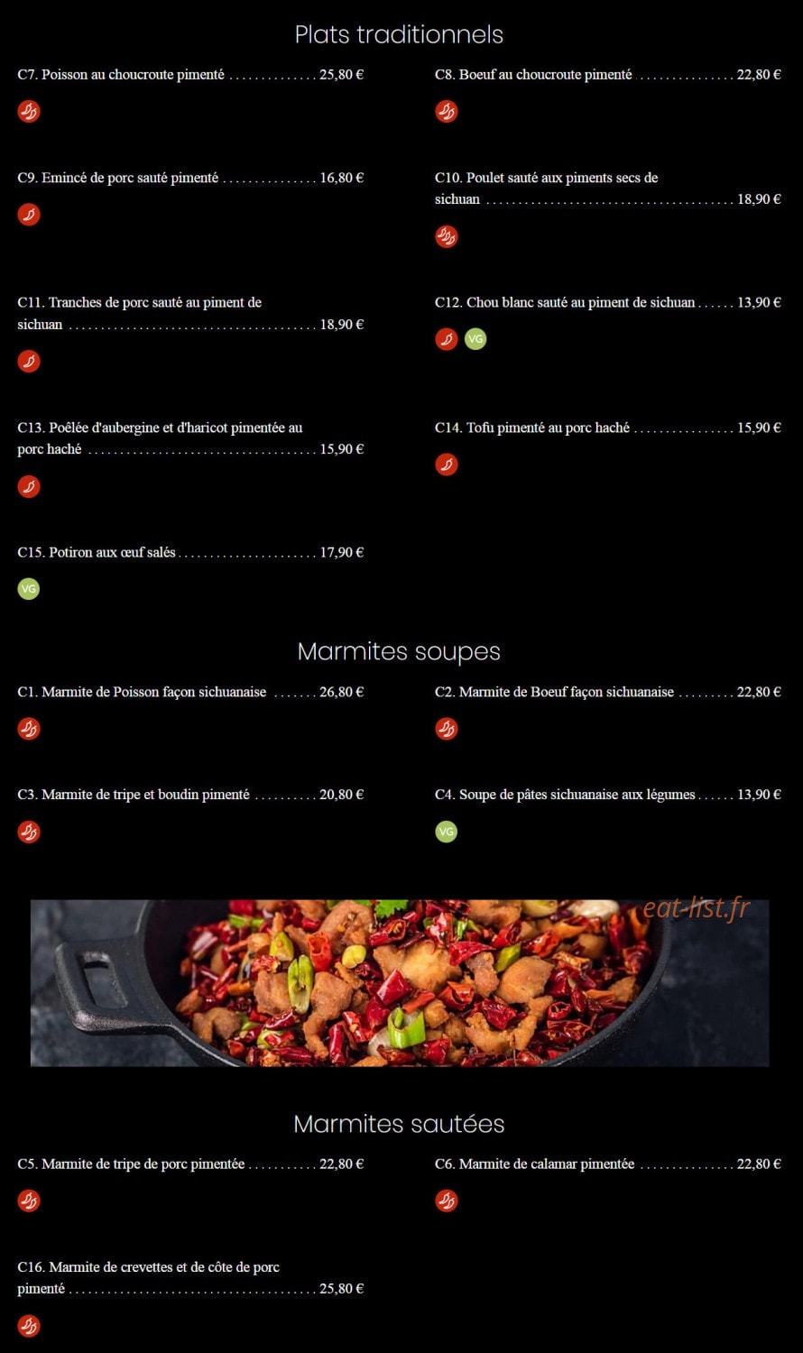Etoile Gourmet — carte page 7