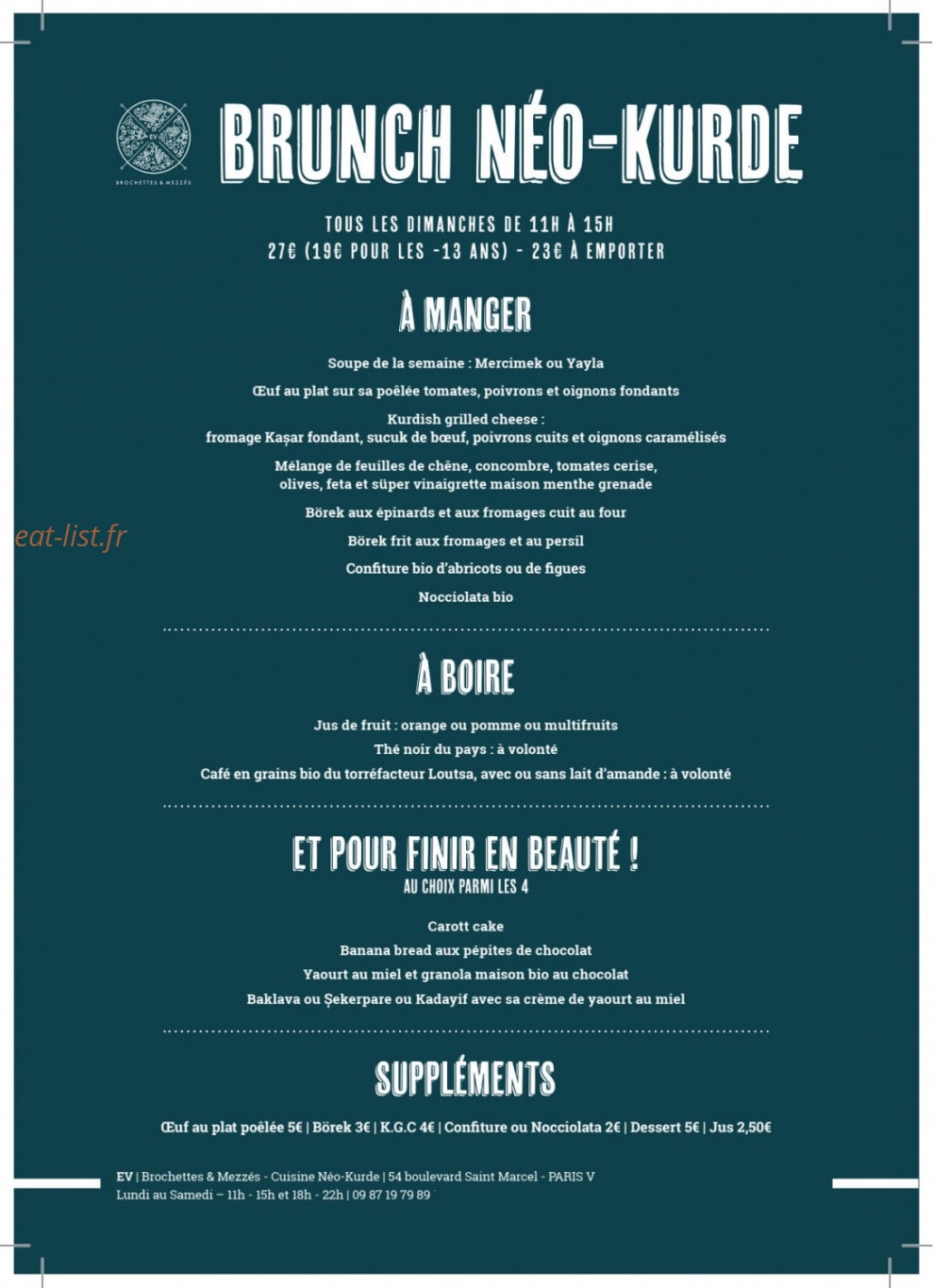 EV Brochettes & Mezzes — carte page 3