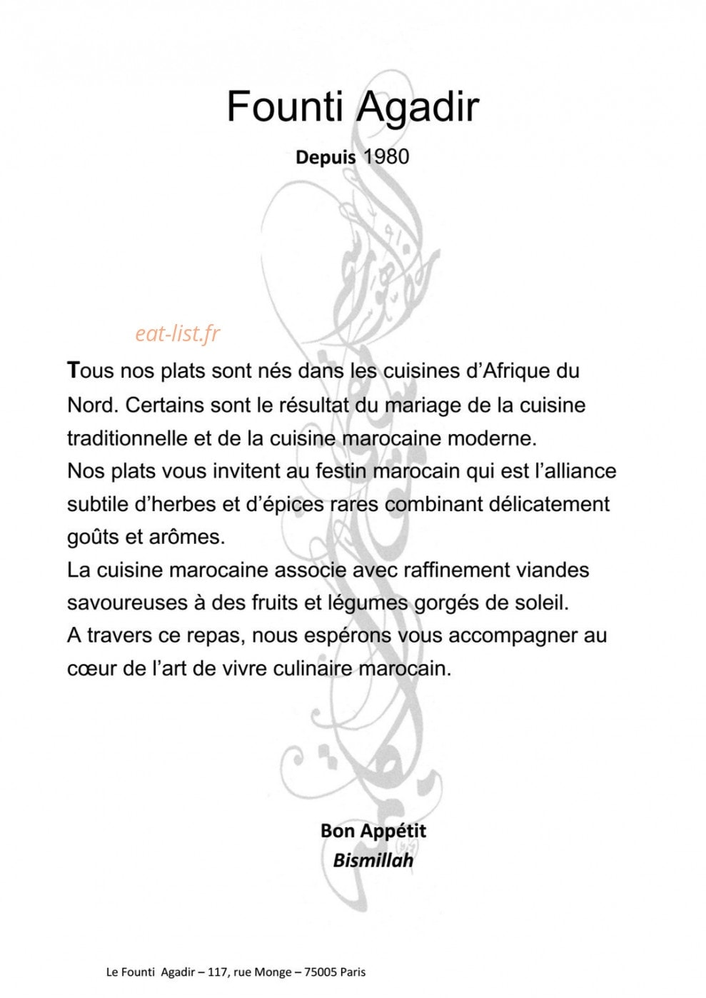 Founti agadir — carte page 1