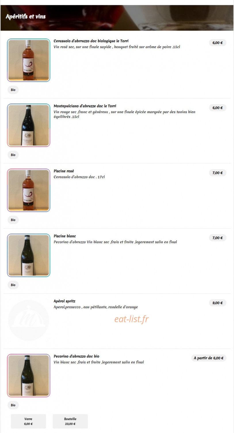 Friends-caffe — carte page 9