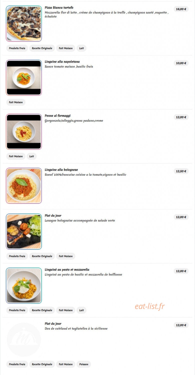 Friends-caffe — carte page 5