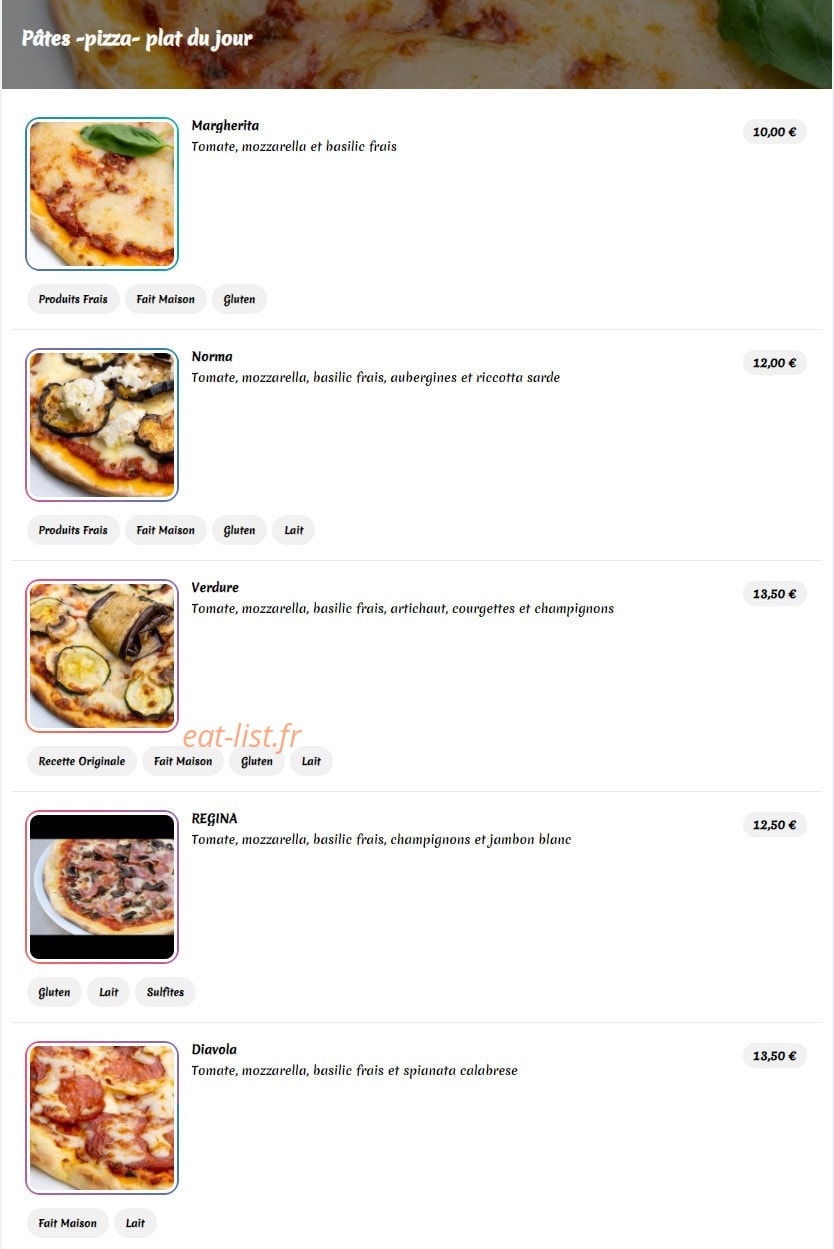 Friends-caffe — carte page 3