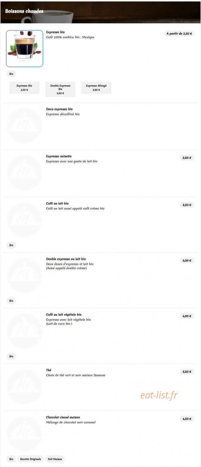 Friends-caffe — carte page 13