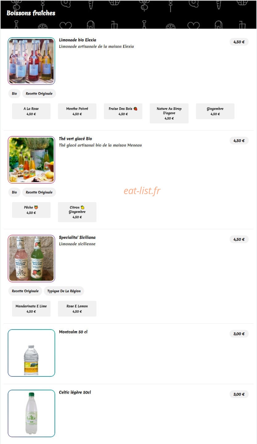 Friends-caffe — carte page 11