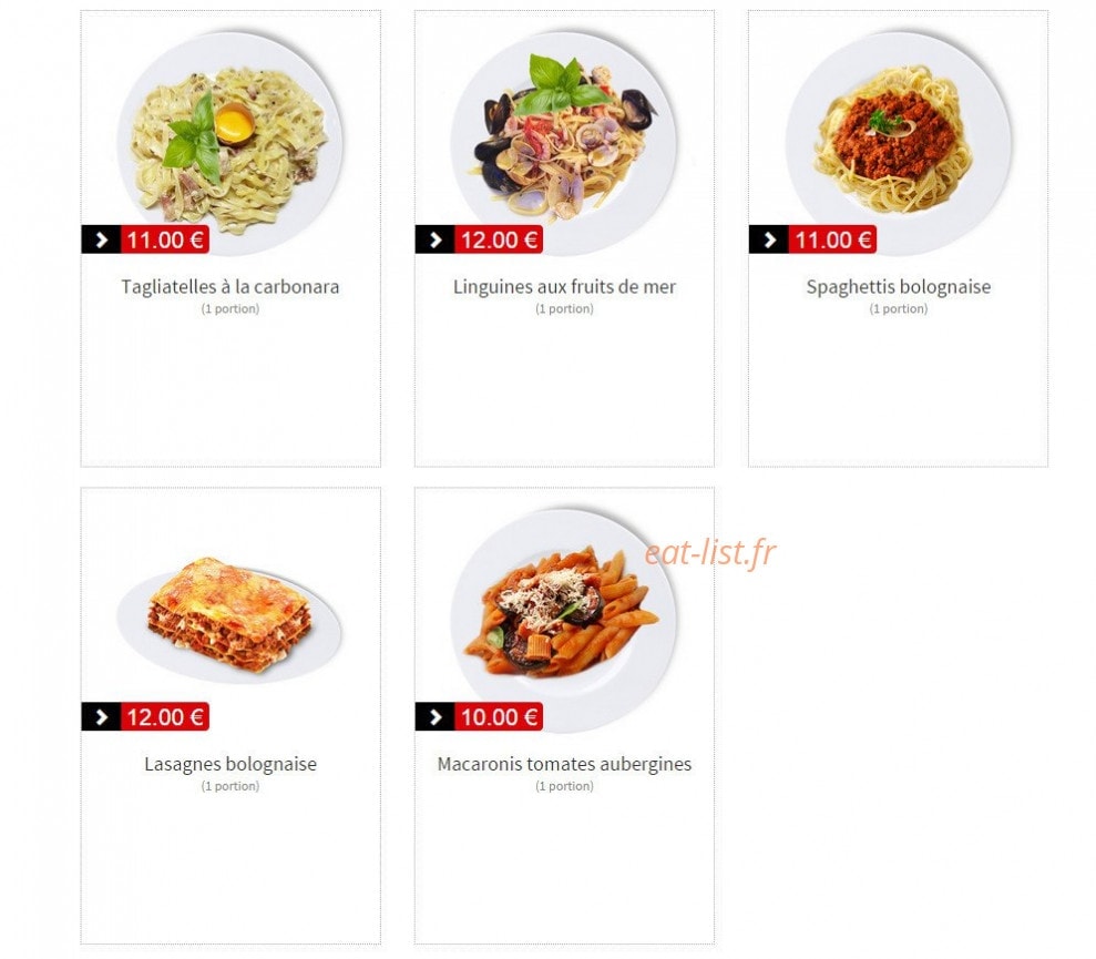 Georges Café — carte page 4